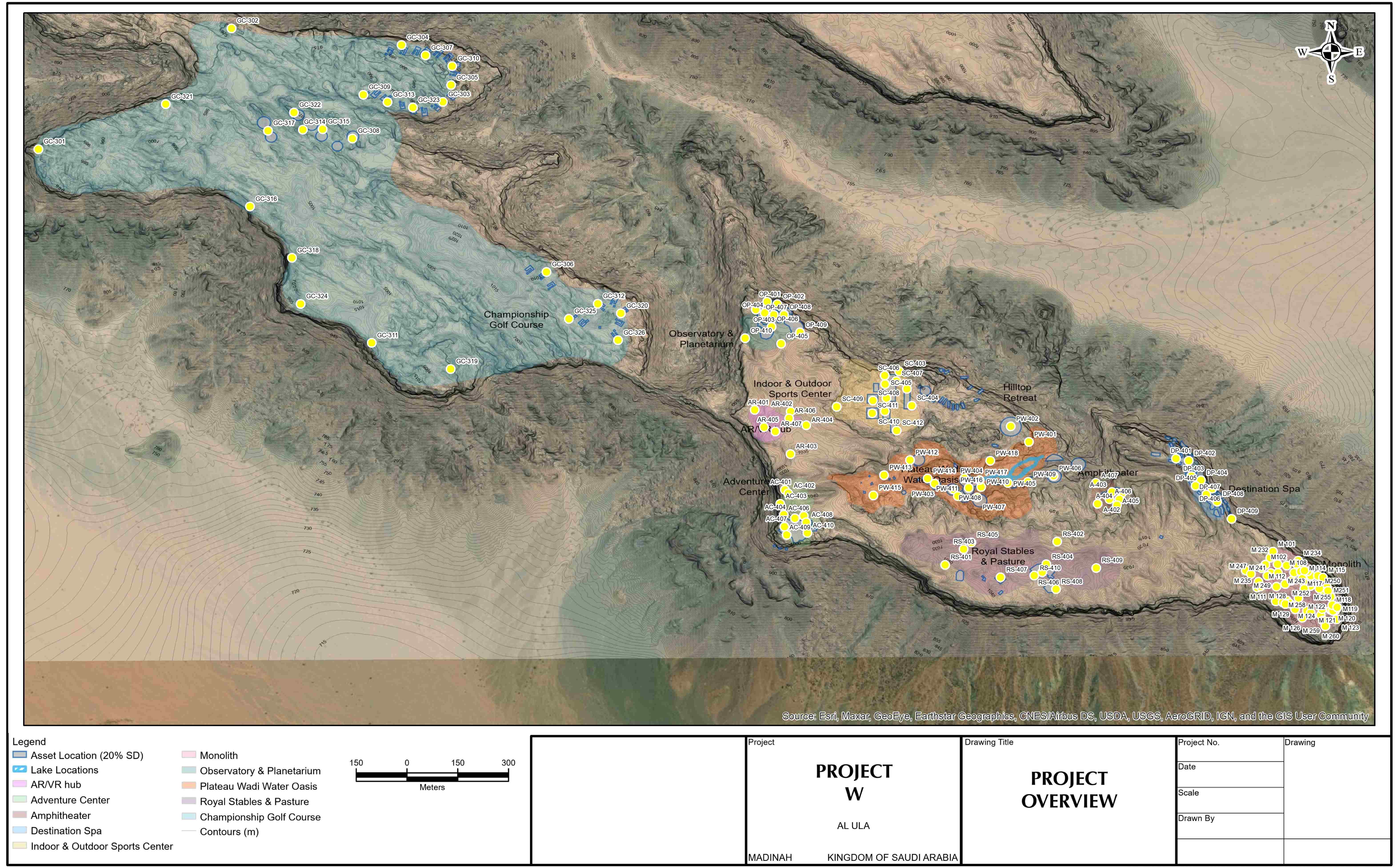 Topographic Map — Al Ula, Saudi Arabia